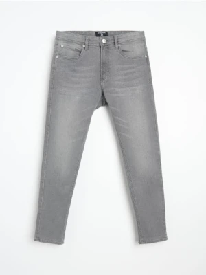 Sinsay - Jeansy slim fit - szary