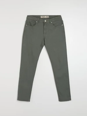 Sinsay - Jeansy slim fit - zielony