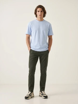 Sinsay - Jeansy slim fit - zielony