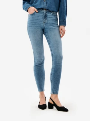 Sinsay - Jeansy slim - niebieski