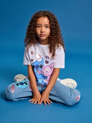 Sinsay - Jeansy Stitch - niebieski