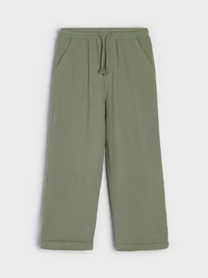 Sinsay - Jeansy straight leg - zielony