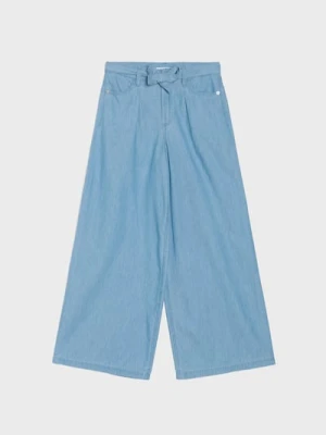 Sinsay - Jeansy wide leg - niebieski