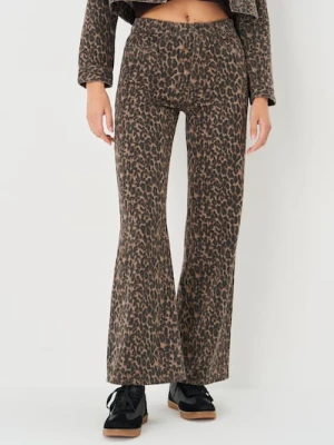 Sinsay - Jeansy wide leg - wielobarwny