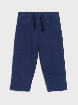 Sinsay - Jeansy z polarem wewnątrz - granatowy