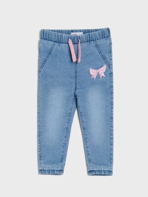 Sinsay - Jeansy z polarem wewnątrz - niebieski