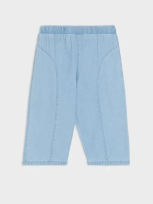 Sinsay - Jeansy z szeroką nogawką - niebieski