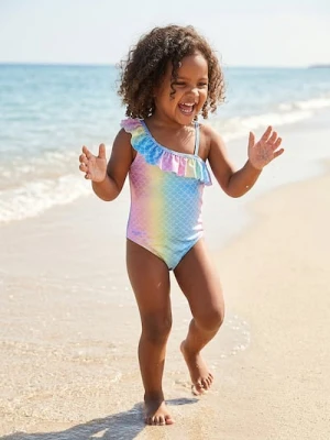 Sinsay - Jednoczęściowy strój kąpielowy z motywem syreny - wielobarwny