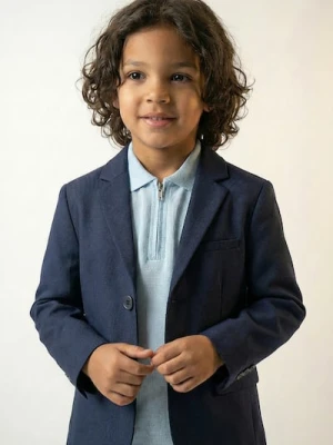 Sinsay - Jednorzędowa marynarka z ozdobnymi guzikami - granatowy