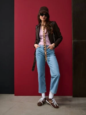 Sinsay - Kamizelka bawełniana - różowy