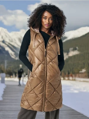 Sinsay - Kamizelka - brązowy