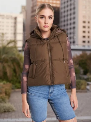 Sinsay - Kamizelka - brązowy