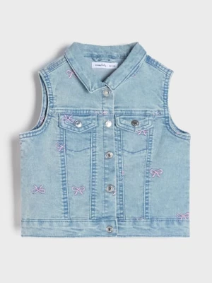 Zdjęcie produktu Sinsay - Kamizelka jeansowa - niebieski