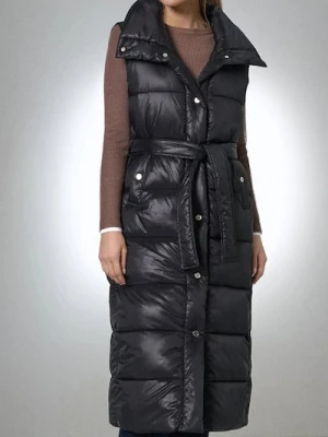 Sinsay - Kamizelka pikowana - czarny