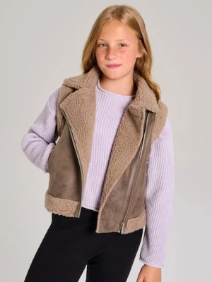 Sinsay - Kamizelka pilotka - beżowy