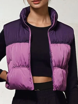 Sinsay - Kamizelka puchowa GYM HARD - wielobarwny