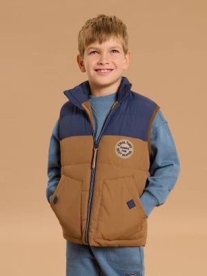 Sinsay - Kamizelka puffer - brązowy