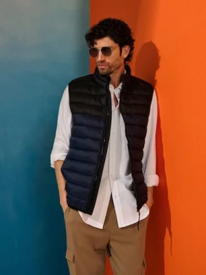 Sinsay - Kamizelka puffer - granatowy