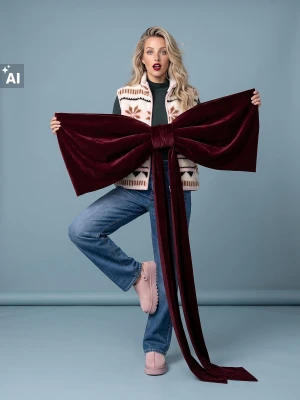 Sinsay - Kamizelka sherpa na zamek ze stójką - wielobarwny