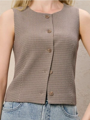 Sinsay - Kamizelka w kratę - wielobarwny