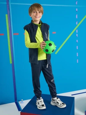 Sinsay - Kamizelka z odblaskowym nadrukiem Active - granatowy