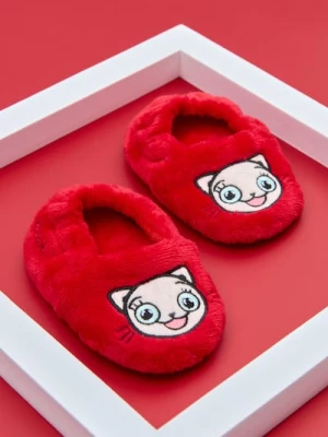Sinsay - Kapcie Kicia Kocia - czerwony