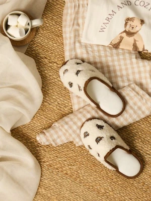 Sinsay - Kapcie - kremowy