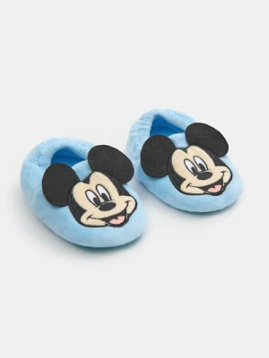 Sinsay - Kapcie z elementami 3D Mickey Mouse - błękitny