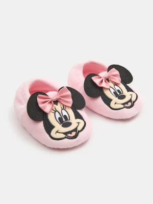 Sinsay - Kapcie z elementami 3D Minnie Mouse - różowy