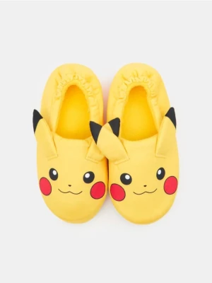 Sinsay - Kapcie z elementami 3D Pokémon - żółty