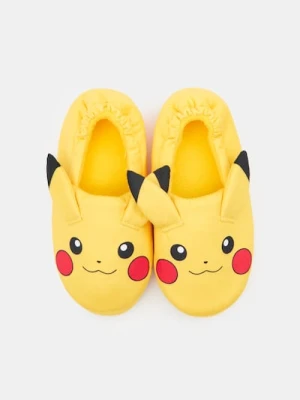 Sinsay - Kapcie z elementami 3D Pokémon - żółty