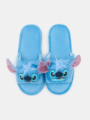Sinsay - Kapcie z elementami 3D Stich - błękitny