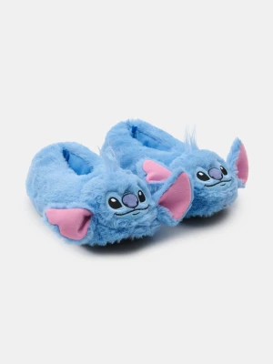 Sinsay - Kapcie z futerkiem Stitch - błękitny