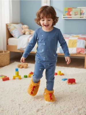 Sinsay - Kapcie z futerkiem - wielobarwny