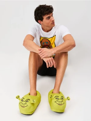Sinsay - Kapcie z haftem Shrek - zielony