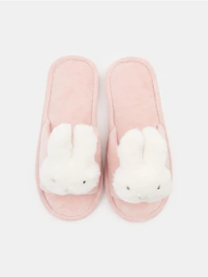 Sinsay - Kapcie z imitacją futerka Miffy - różowy