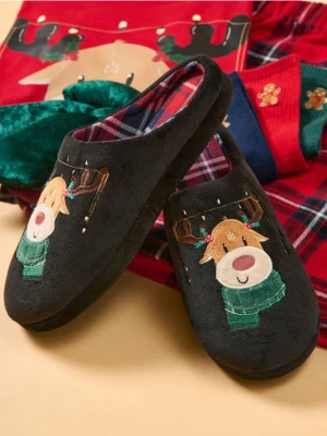 Sinsay - Kapcie z motywem świątecznym - wielobarwny