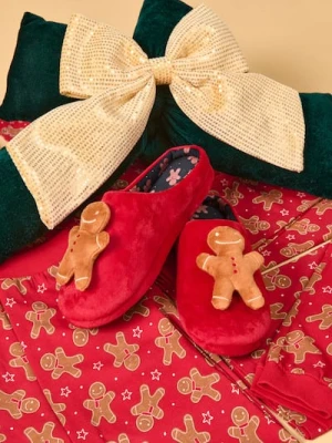 Sinsay - Kapcie z motywem świątecznym - wielobarwny