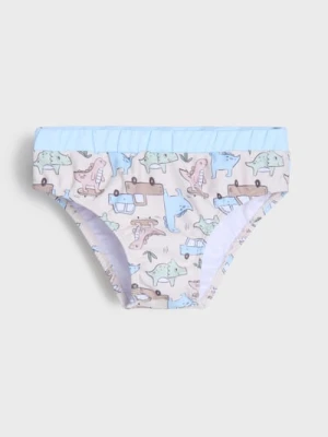 Sinsay - Kąpielówki UPF 50 - kremowy