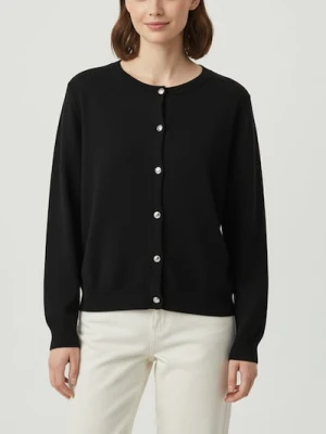 Sinsay - Kardigan z guzikami - czarny