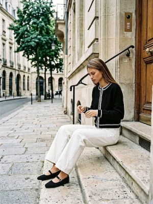 Sinsay - Kardigan z kontrastową lamówką - czarny