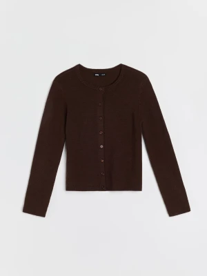 Sinsay - Kardigan z wełną - dark grey jeans