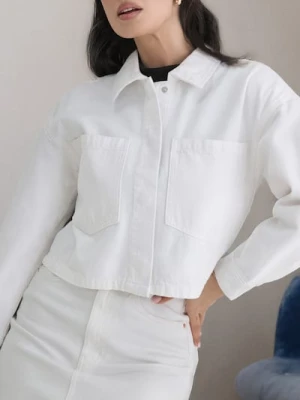 Sinsay - Katana jeansowa - biały