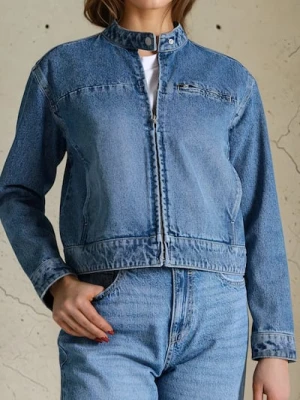 Sinsay - Katana jeansowa - niebieski