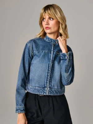 Sinsay - Katana jeansowa - niebieski