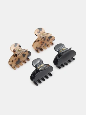 Sinsay - Klamra do włosów 4 pack - wielobarwny