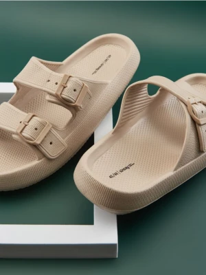 Sinsay - Klapki - beżowy