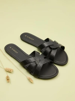 Sinsay - Klapki - czarny