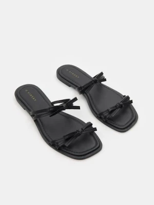 Sinsay - Klapki - czarny