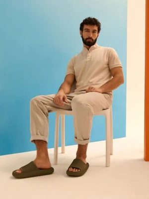 Sinsay - Klapki - khaki